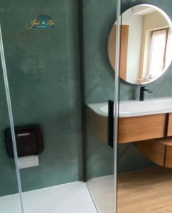 Réalisation d’une salle de Bain par Jade & Lou - Cabine de douche