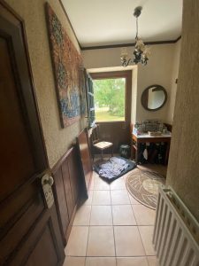 Suite parentale chambre, salle de bains et buanderie avant l'intervention de Jade & Lou