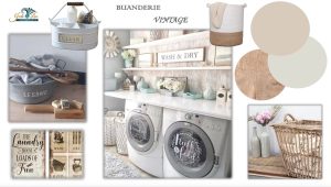 Jade & Lou - Suite parentale chambre, salle de bains et buanderie - moodboard