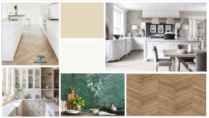 Cuisine et espace de vie - moodboard par Jade & Lou