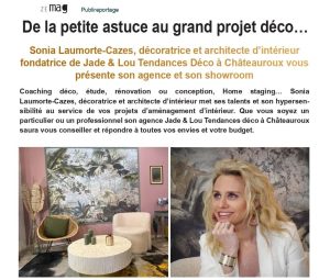 Parution Zemag 36 - Jade & Lou - De la petite astuce au grand projet déco...