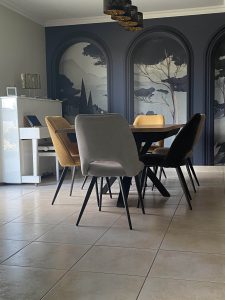 Salle à manger réaménagée par Jade & Lou