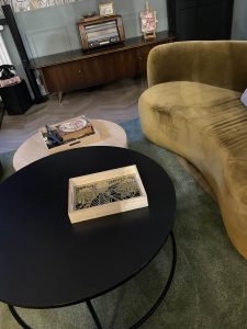 Détails du salon, réaménagé par Jade & Lou