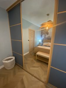 Jade & Lou - Suite parentale chambre, salle de bains et buanderie